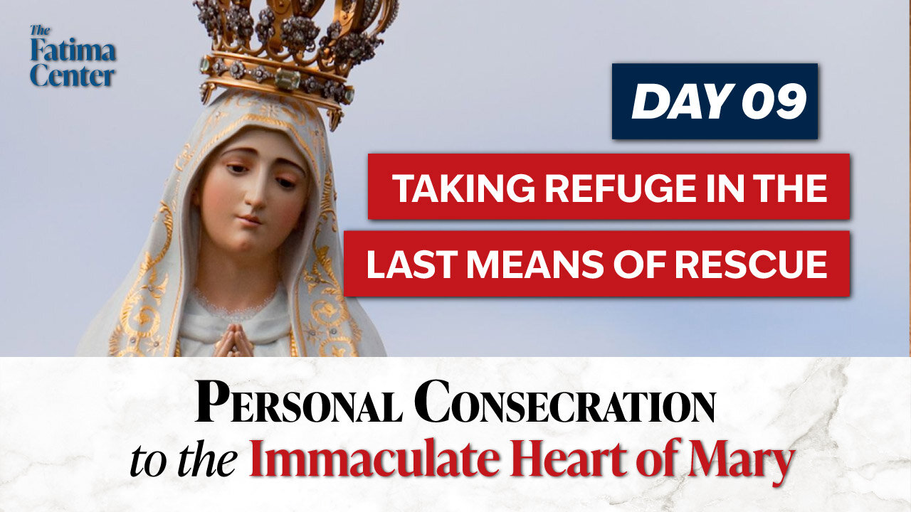 Personal Consecration Novena Day 09: Taking Refuge in the Last Means of Rescue