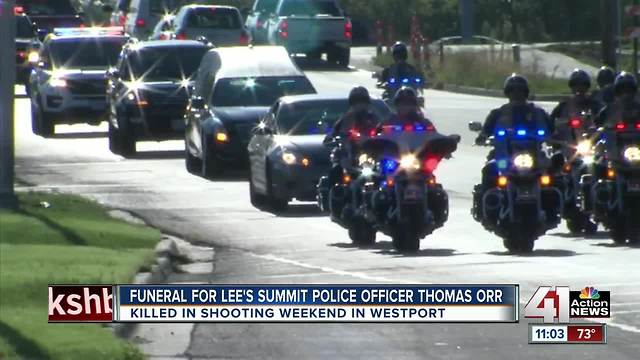 Funeral for Lee's Summit police officer Thomas Orr