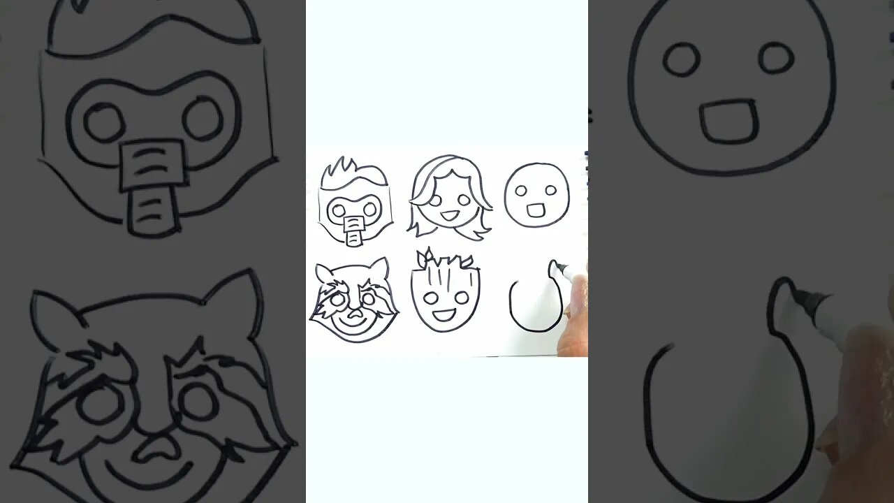 How to Draw and Paint the Guardians of the Galaxy