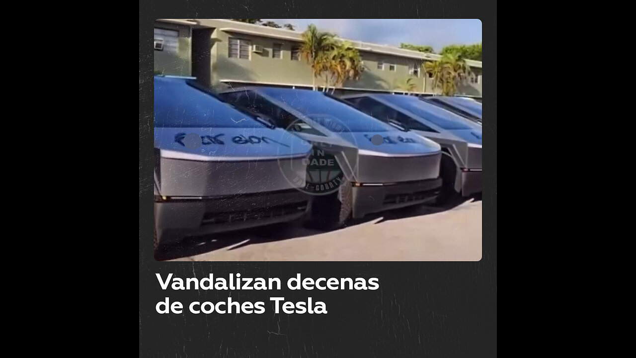 Pintan con aerosol "F*ck Elon" en 34 vehículos nuevos de Tesla