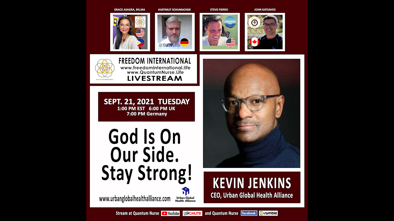 Kevin Jenkins - " God Is On Our Side. Stay Strong!