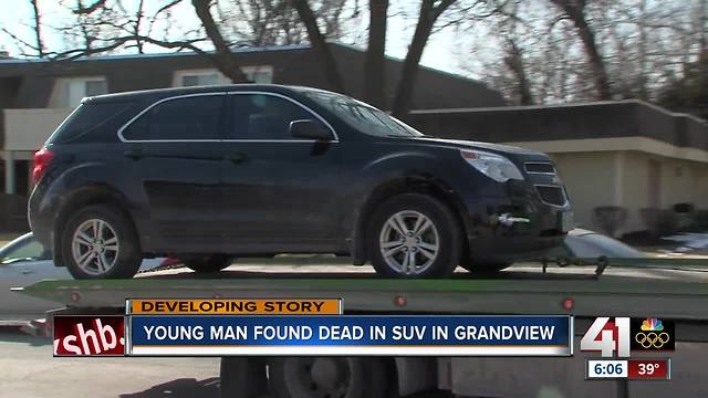 Man found dead in running vehicle in Grandview