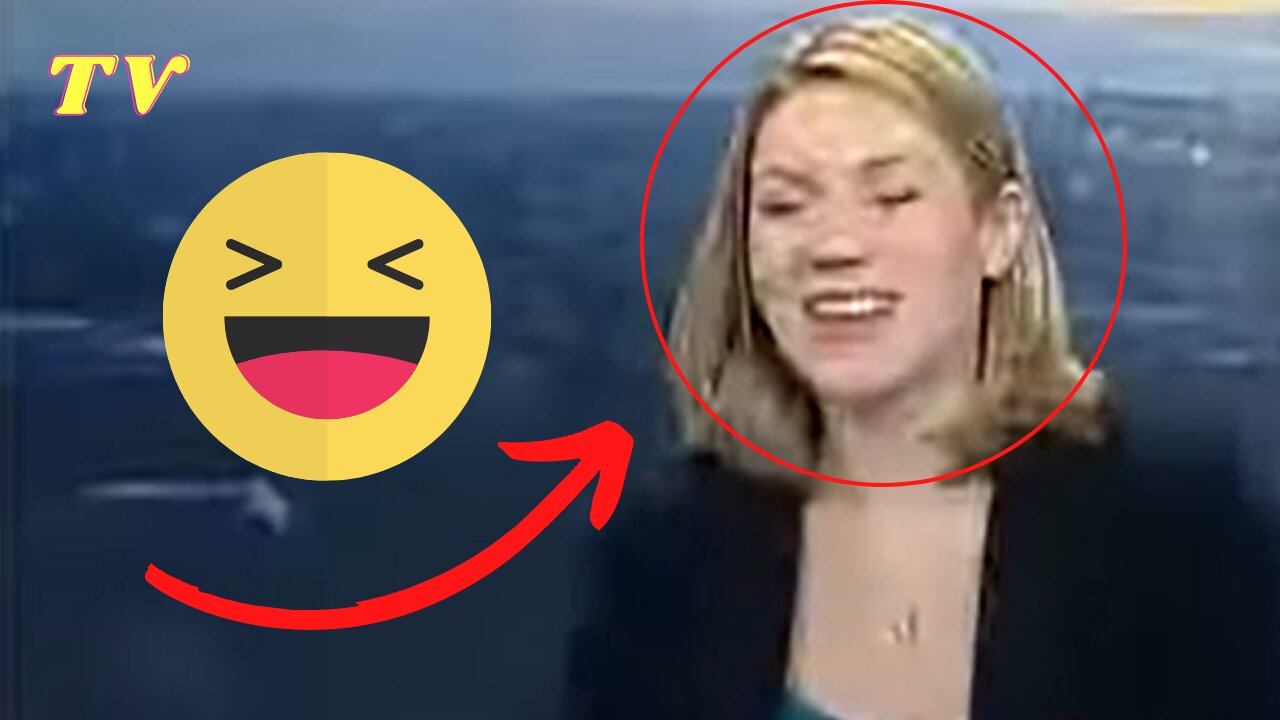 News Reporter Doesnt Realise She Is On Live TV!