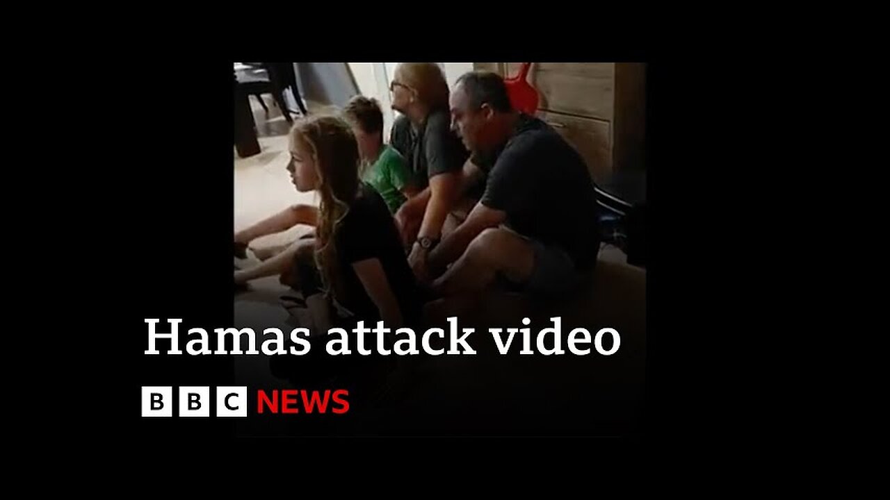 Shocking video of family held captive by Hamas after killing teenage daughter - BBC News