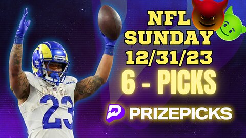 PRIZEPICKS | BEST PICKS WEEK 17 #NFL SUNDAY | 12/31/23 | PROP BETS | #BESTBETS | #FOOTBALL | TODAY