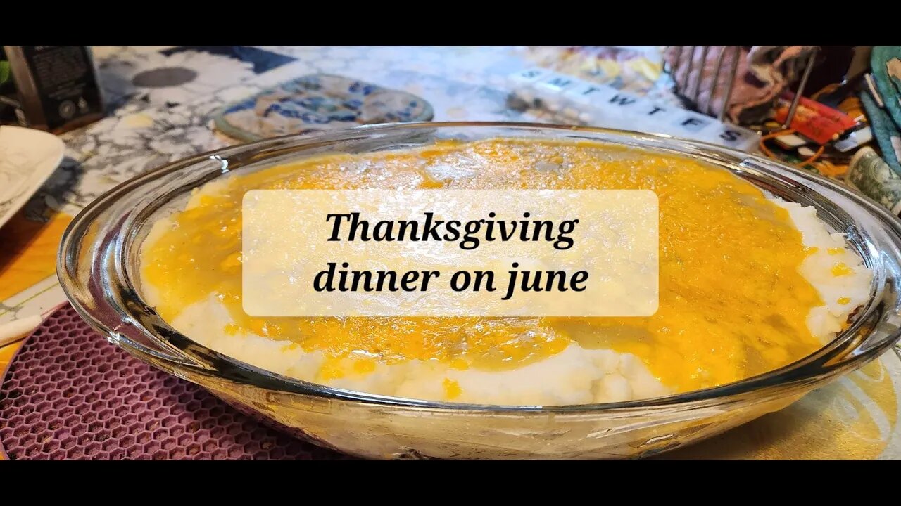 Thanksgiving in June #thanksgivingrecipes #chickenrecipe