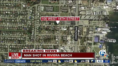 One person shot overnight in Riviera Beach