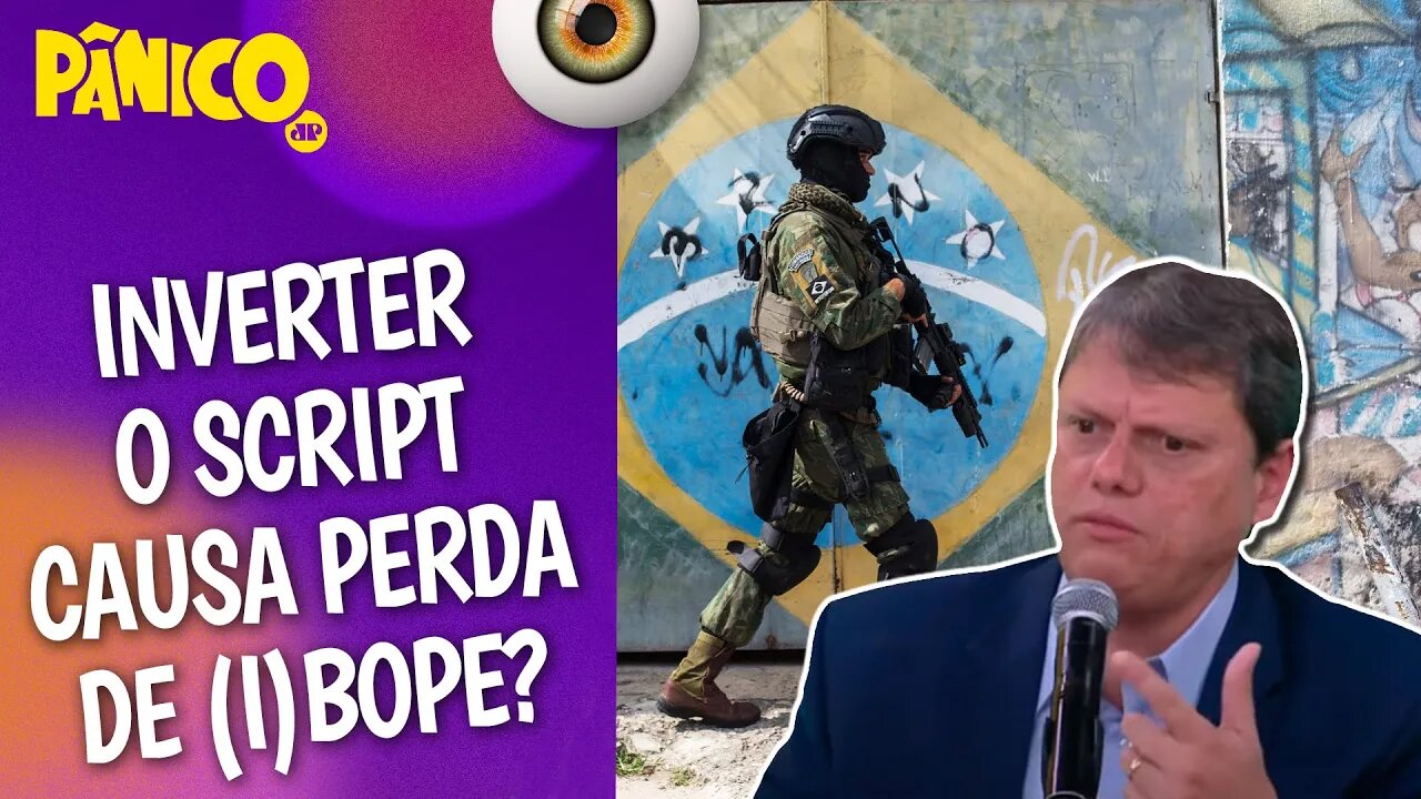 Tarcísio de Freitas: 'TEMOS QUE PARAR DE TRATAR O POLICIAL COMO SUSPEITO E O BANDIDO COMO PARCEIRO'