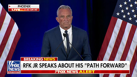 RFK Jr. Suspends Presidential Campaign, Endorses Trump In Scathing Indictment Of Dem Party, Media