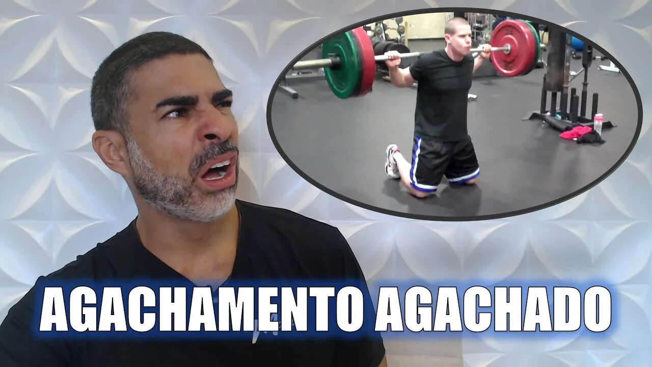 Variações de exercícios: agachamento ajoelhado