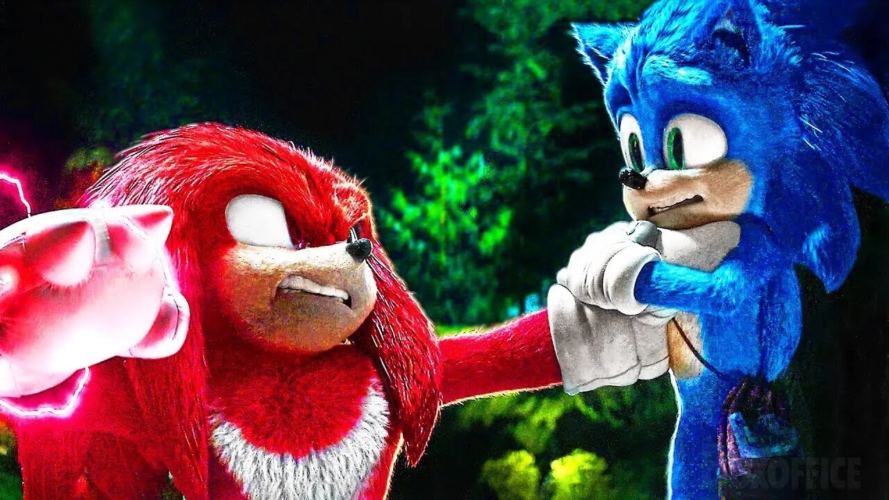 SONIC Vs KNUCKLES Best Fight Scenes 4K