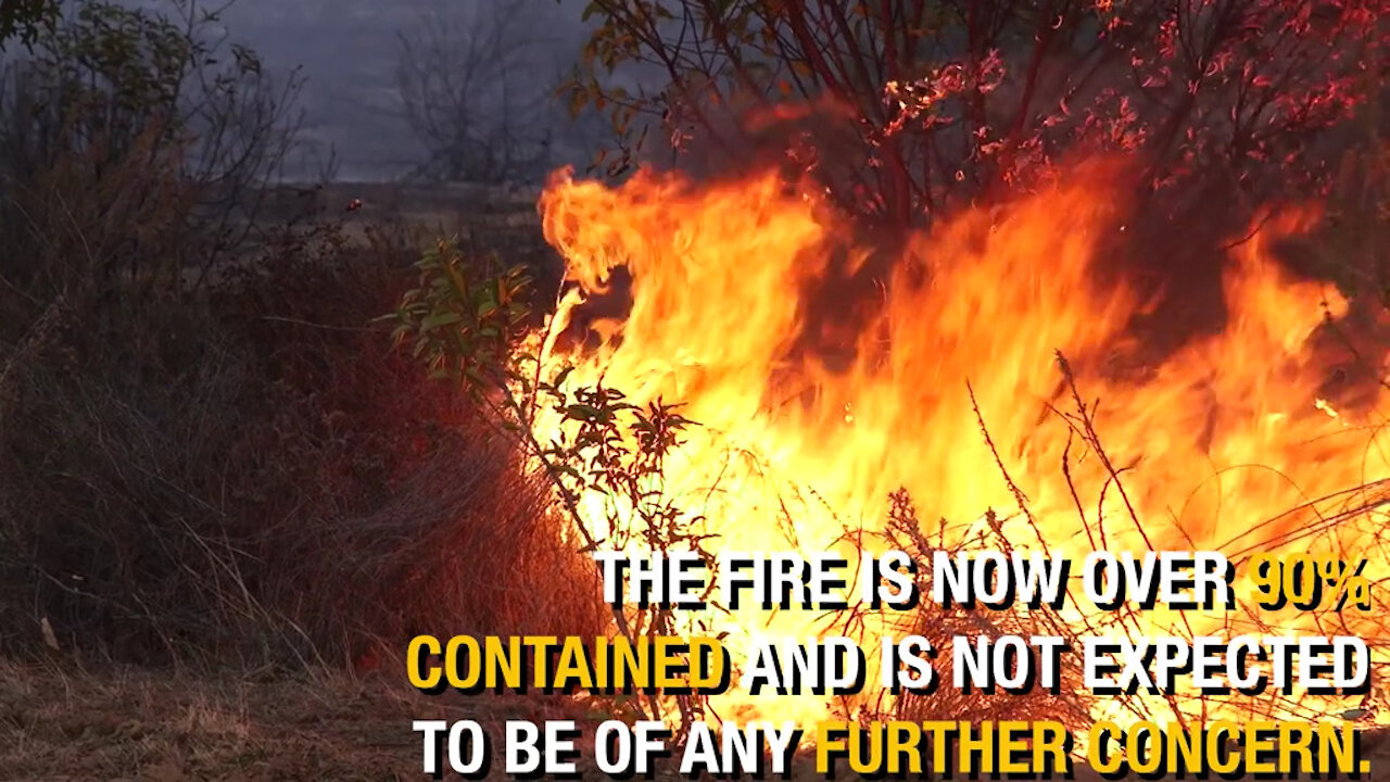 Camp Pendleton, local firefighters battle Creek Fire