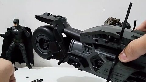 Unboxing Mcfarlane Batman Batcycle the Flash Movie #unboxing #batmobile #batcycle