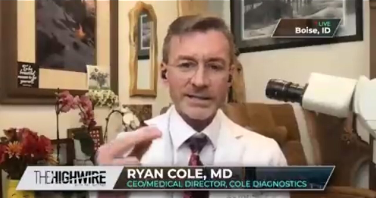Dr.Ryan Cole: The mRNA "vaccines" are helping CANCER