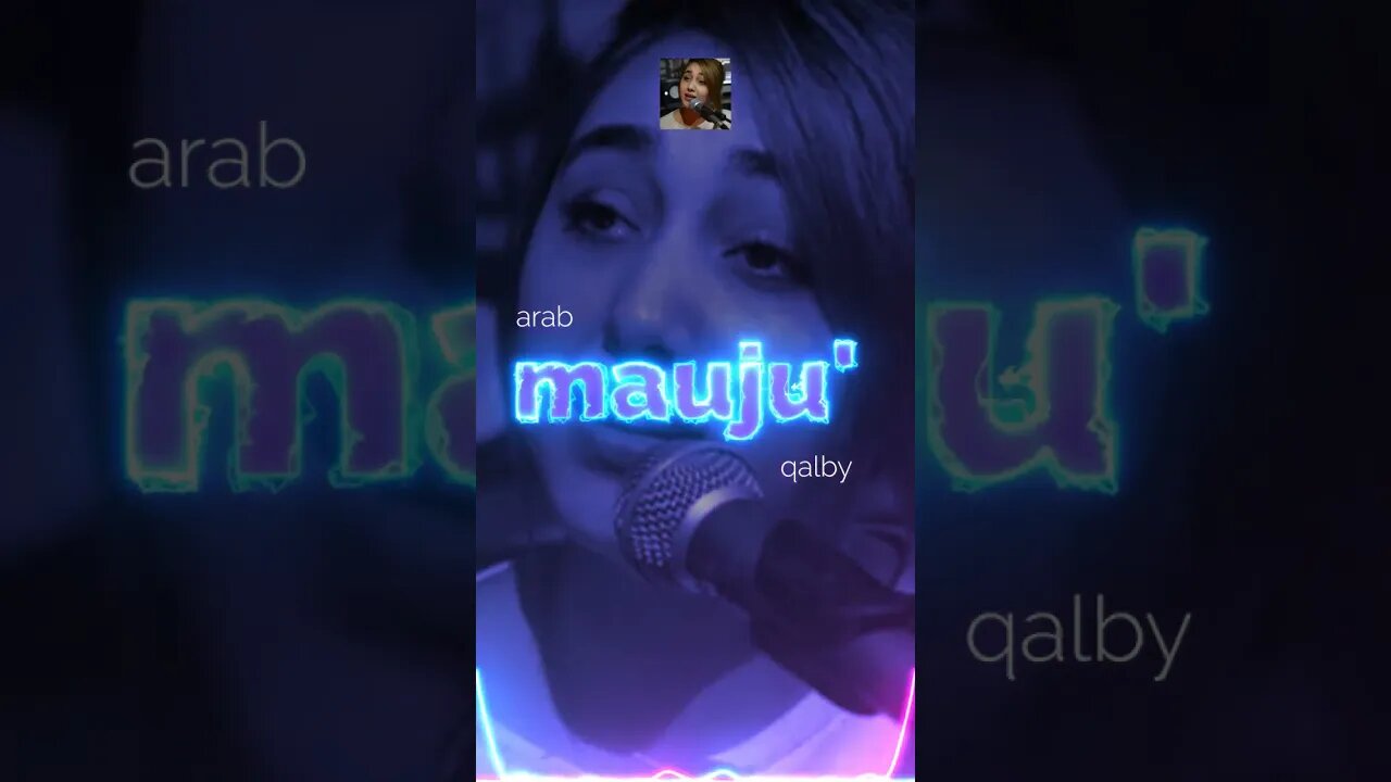 mauju' qalby -music visualization #arabicsong #laguarabviral #fyp