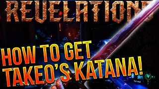 REVELATIONS EASTER EGG - TAKEO'S KATANA SECRET WALLBUY! - How To Get Takeo's Katana! (BO3 Zombies)