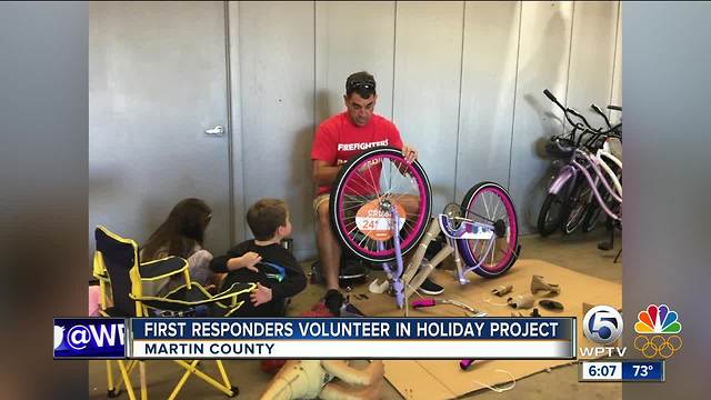 Martin County First Responders volunteer for holiday project