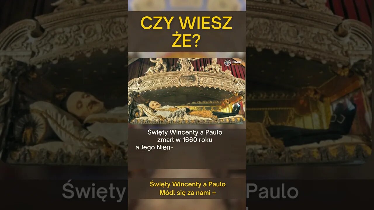 Czy Wiesz Że? - Święty Wincenty a Paulo