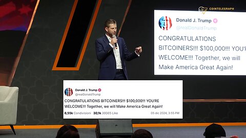 Eric Trump Explains How His Dad Will Propel Bitcoin from $100k to $1M 🪙📈⬆