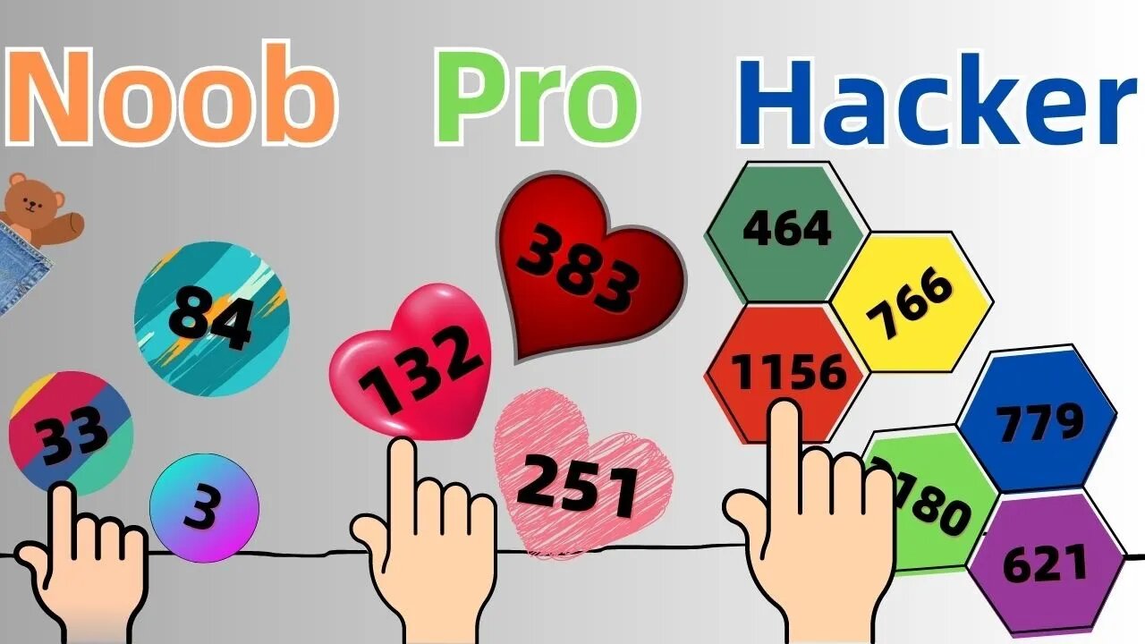 NOOB vs PRO vs HACKER - Puff Up | @PocketBear470