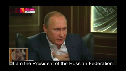 President Putin: "I am not your friend, I am the President of Russia"