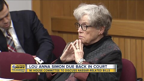 Lou Anna Simon due back in court today