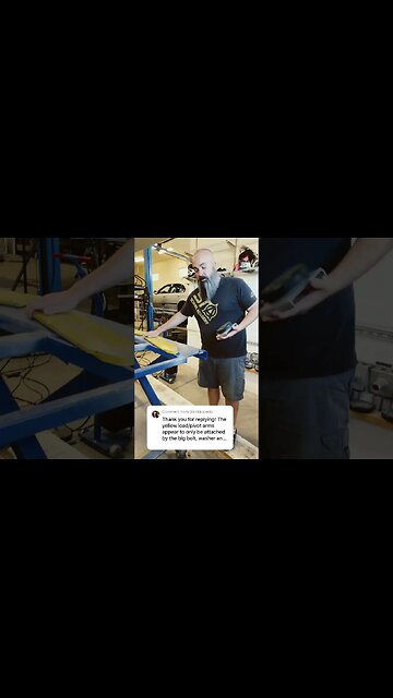 Are those bolts attached? #bendpak #carlift #homegarage