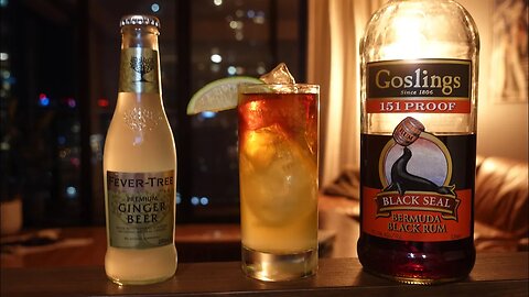 Dark N Stormy - a Rum Highball by another name