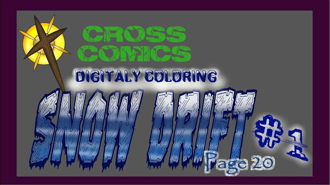 Speed painting Digital Coloring Snow Drift #1 Page 20