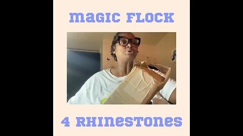It’s Magic Y’all #october #rhinestones #diy #shortschallenge #TWR #Magic Flock