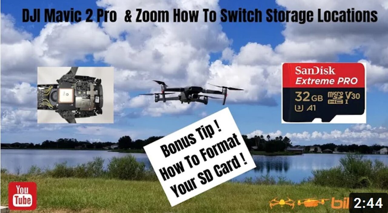 DJI Mavic 2 Pro & Zoom How To Switch Storage Locations