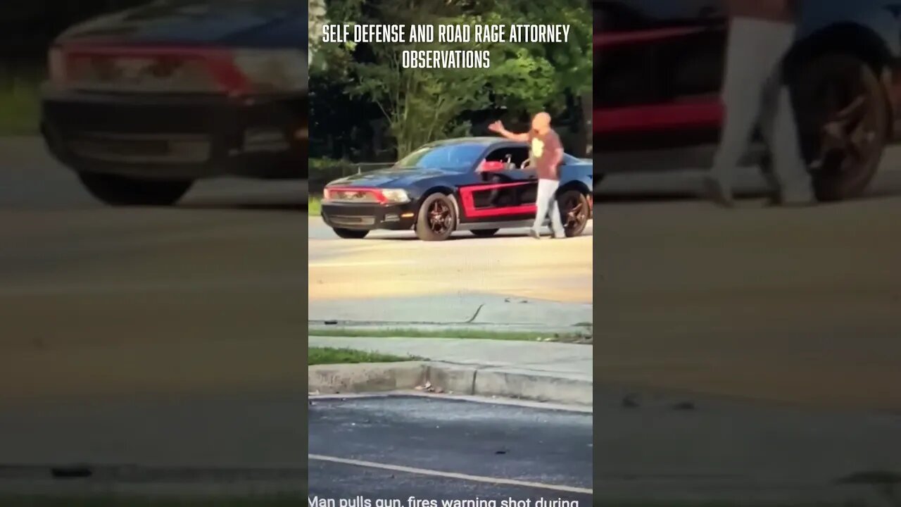 Self Defense and Road Rage Attorney Observations After Man Pulls Gun #traffic