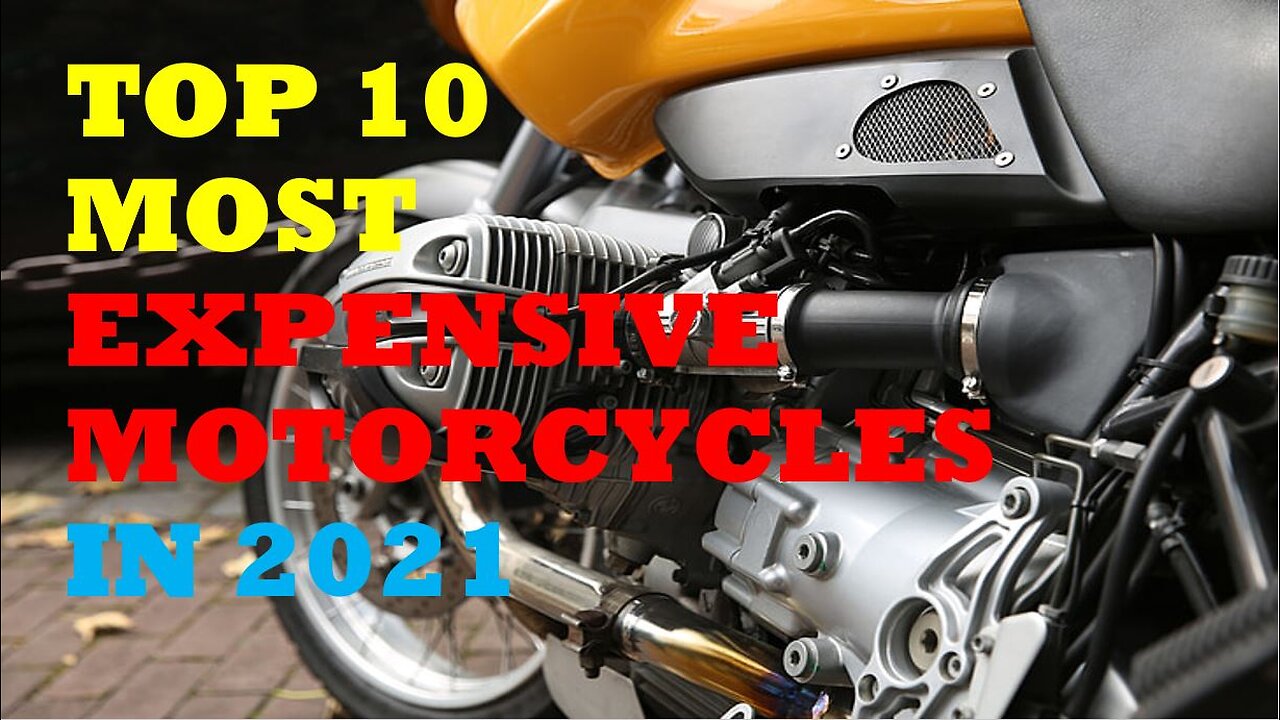 Top 10 Most Expensive Motorcycles in 2021