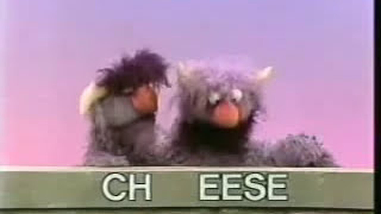 Classic Sesame Street - Two-Headed Monster (Cheese)