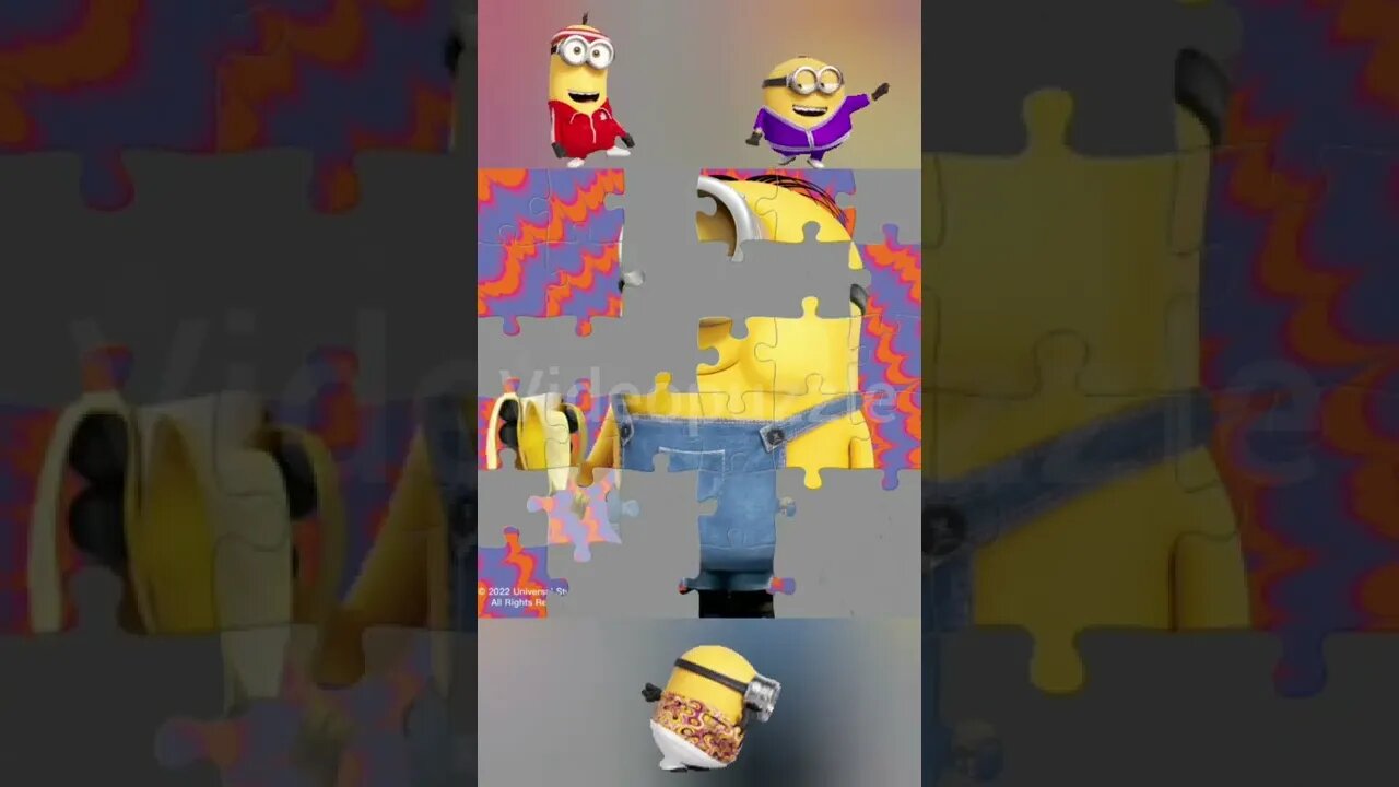 Minions Party 5 #minionstuart #minionbob #minionkevin #gru #minions #puzzle #jigsaw #animation #game