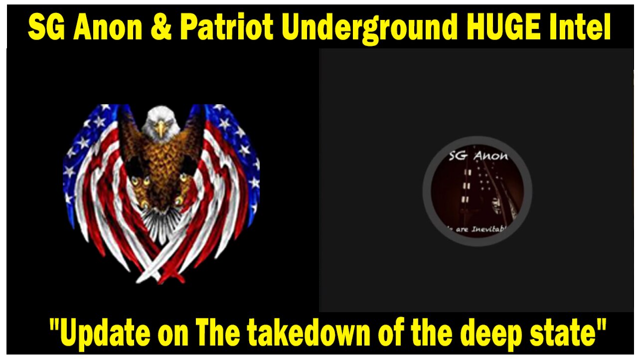 SG Anon & Patriot Underground HUGE Intel Oct 6: "Update on The takedown of the deep state"