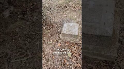 Great shape other than being off the base. Unfortunately i dont repair them #headstone #broken #rip