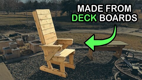 DIY Cedar Decking Chair