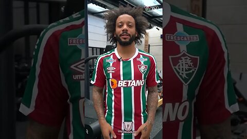 Marcelo mandando recado pra torcida tricolor