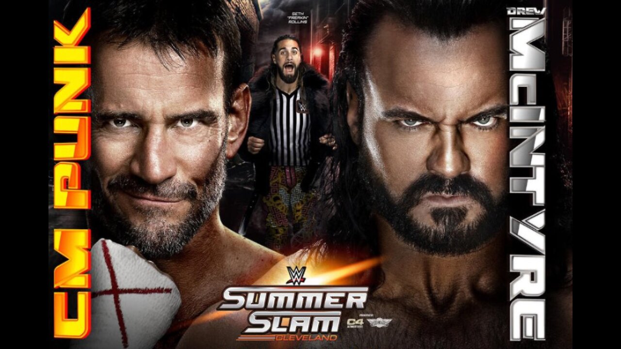 CM Punk Vs Drew McIntyre WWE SummerSlam Special Guest Referee Seth Rollins Prediction