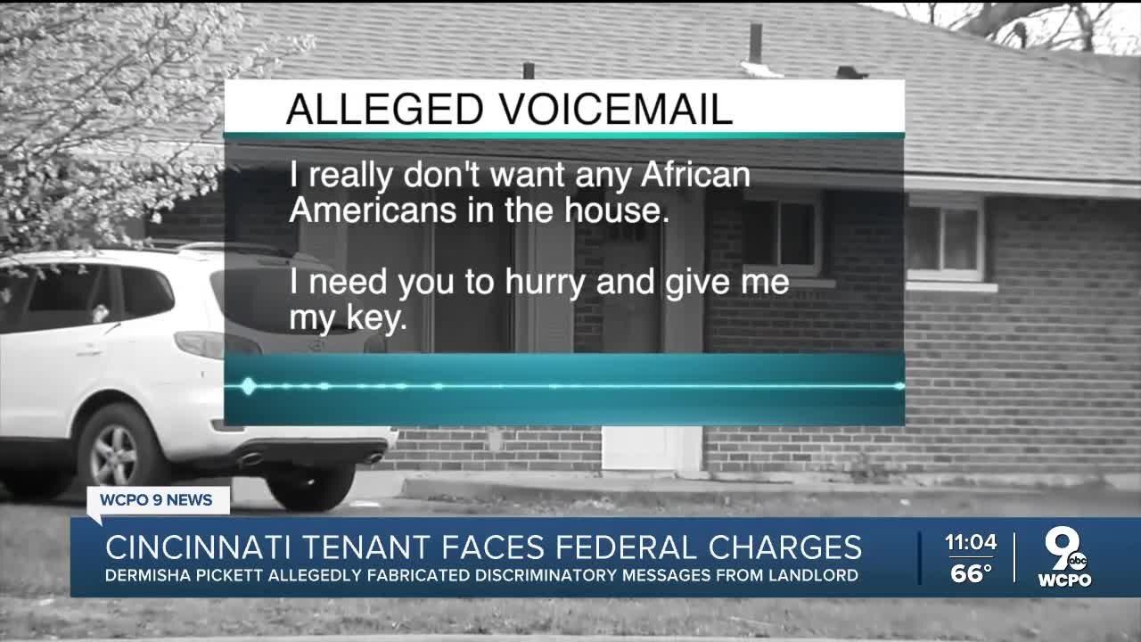 Cincinnati woman allegedly made up discriminatory messages from landlord
