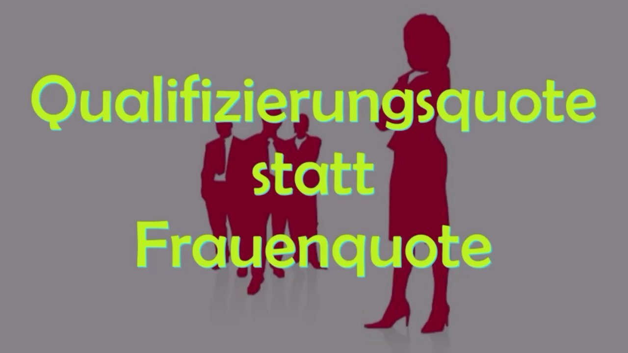 ‼️Qualifizierungquote statt Frauenquote ‼️