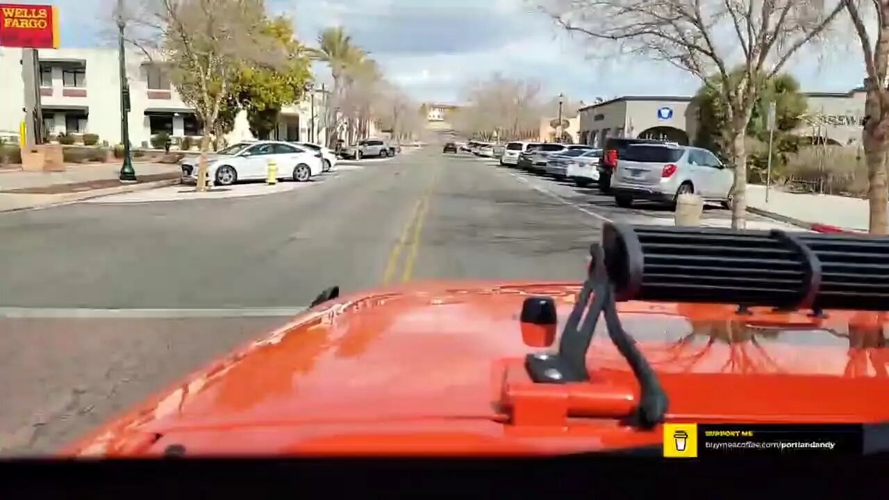 driving to boulder city