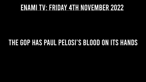 NBC: The GOP has Paul Pelosi’s blood on its hands.