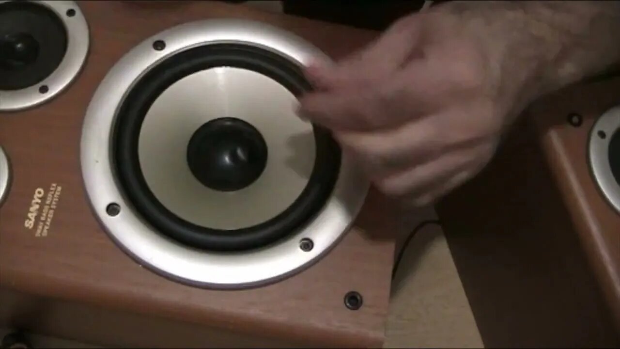 How to Fix a Dented (Pushed in) Speaker--No needles, No tools!