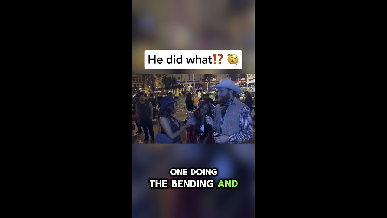 He was the one doing the what⁉️ 😳 🎃👻🏳️‍🌈 #theosidelocos #osideadventures #gaslampquarter