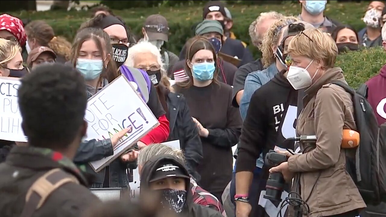 Protests served as backdrop of the first night of the 2020 presidential debate