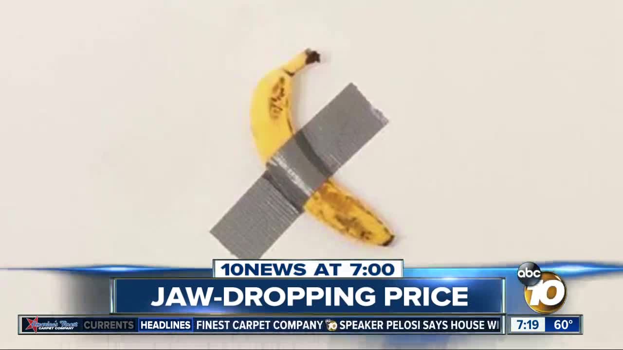 Banana duct taped to wall sold for $120k?