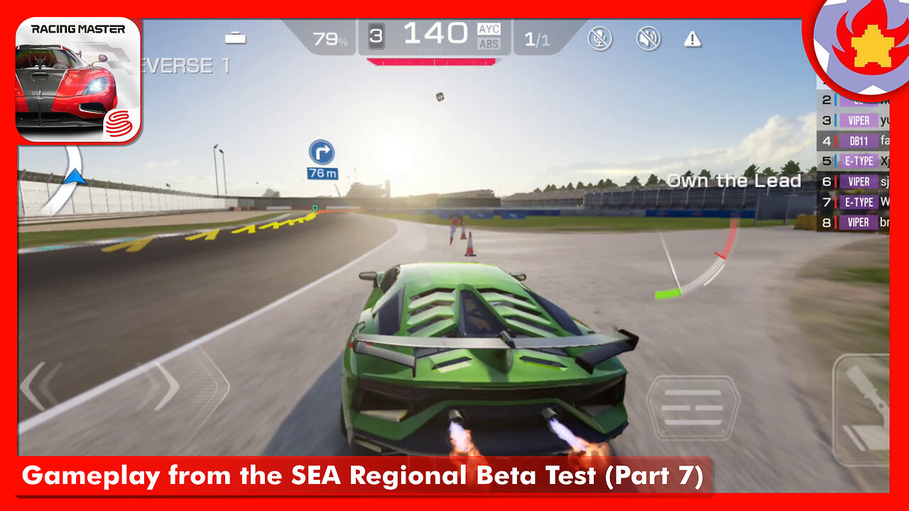 Gameplay from the SEA Regional Beta Test (Part 7) | Racing Master