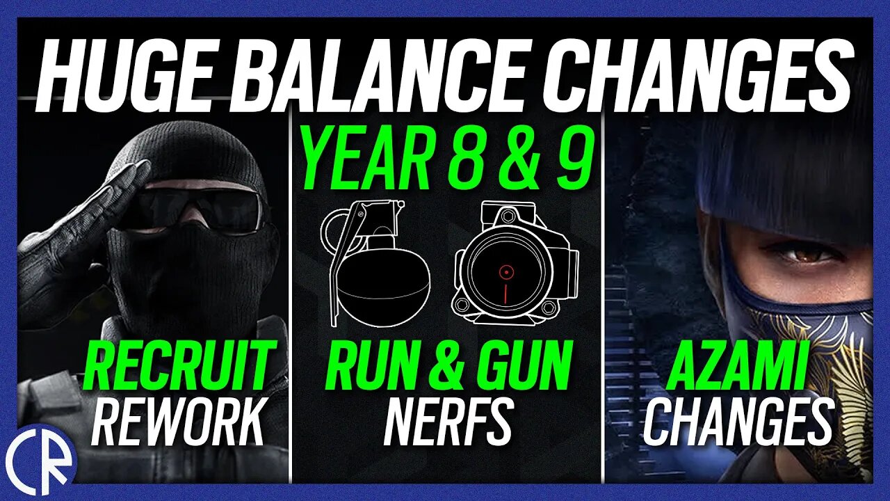 Huge Balance Changes in Y8 & 9 - 6News - Rainbow Six Siege - Year 9